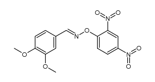 3.4-dimethoxy-benzaldehyde-[O-(2.4-dinitro-phenyl)-syn-oxime ]结构式