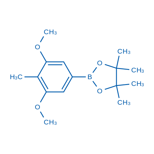 2-(3,5-Dimethoxy-4-methylphenyl)-4,4,5,5-tetramethyl-1,3,2-dioxaborolane structure