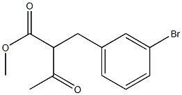 methyl 2-(3-bromobenzyl)-3-oxobutanoate Structure