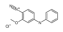 4-anilino-2-methoxybenzenediazonium,chloride Structure