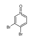 3,4-Dibromopyridine 1-oxide structure