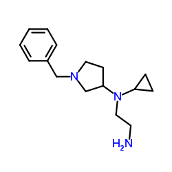 N-(1-Benzyl-3-pyrrolidinyl)-N-cyclopropyl-1,2-ethanediamine Structure