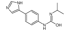 1-[4-(1H-imidazol-5-yl)phenyl]-3-propan-2-ylurea Structure