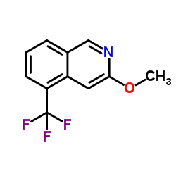 5-(trifluoromethyl)-3-Methoxyisoquinoline结构式