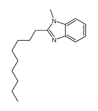 1-methyl-2-nonylbenzimidazole结构式