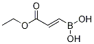 (E)-3-ethoxy-3-oxoprop-1-enylboronic acid Structure