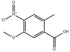 5-methoxy-2-methyl-4-nitrobenzoic acid Structure