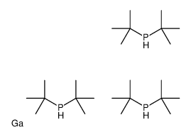 ditert-butylphosphane,gallium Structure