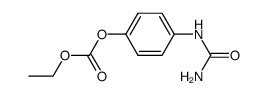 ethyl 4-ureidophenylcarbonate Structure