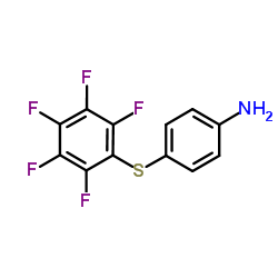 4-[(Pentafluorophenyl)sulfanyl]aniline结构式
