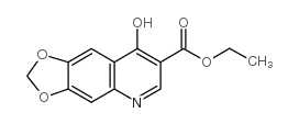 ETHYL 8-HYDROXY-[1,3]DIOXOLO[4,5-G]QUINOLINE-7-CARBOXYLATE Structure