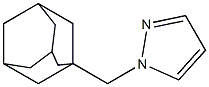 1-adamantylmethyl-1H-pyrazole结构式