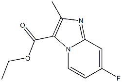 7-Fluoro-2-methyl-imidazo[1,2-a]pyridine-3-carboxylic acid ethyl ester Structure