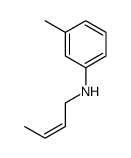 N-but-2-enyl-3-methylaniline结构式