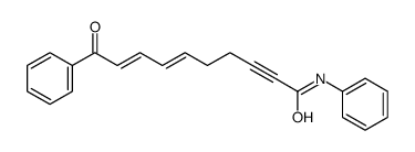 10-oxo-N,10-diphenyldeca-6,8-dien-2-ynamide结构式