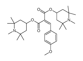 Propanedioic acid, (4-methoxyphenyl)methylene-, bis(1,2,2,6,6-pentamethyl-4-piperidinyl) ester picture