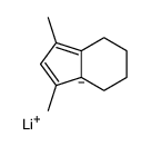 lithium,1,3-dimethyl-4,5,6,7-tetrahydroinden-1-ide Structure