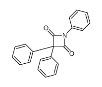 1,3,3-triphenylazetidine-2,4-dione结构式