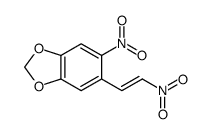 5-nitro-6-(2-nitroethenyl)-1,3-benzodioxole Structure