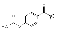 4'-acetoxy-2,2,2-trifluoroacetophenone结构式