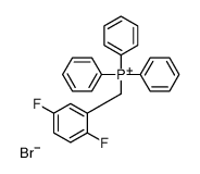 (2,5-difluorophenyl)methyl-triphenylphosphanium,bromide Structure