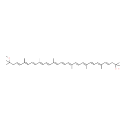 3,3',4,4'-Tetradehydro-1,1',2,2'-tetrahydro-1-hydroxy-1'-methoxy-ψ,ψ-carotene结构式