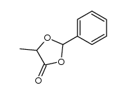 5-methyl-2-phenyl-1,3-dioxolan-4-one Structure