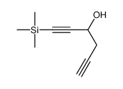 1-trimethylsilylhexa-1,5-diyn-3-ol Structure