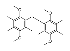 1-[(2,5-dimethoxy-3,4,6-trimethylphenyl)methyl]-2,5-dimethoxy-3,4,6-trimethylbenzene结构式