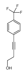 4-[4-(trifluoromethyl)phenyl]but-3-yn-1-ol Structure