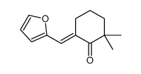 6-Furfurylidene-2,2-dimethylcyclohexanone结构式
