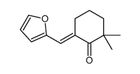 6-Furfurylidene-2,2-dimethylcyclohexanone Structure