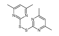 2-[(4,6-dimethylpyrimidin-2-yl)disulfanyl]-4,6-dimethylpyrimidine Structure