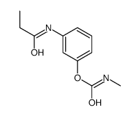 [3-(propanoylamino)phenyl] N-methylcarbamate Structure