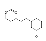 5-(3-oxocyclohexyl)pentyl acetate结构式