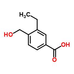 3-Ethyl-4-(hydroxymethyl)benzoic acid Structure