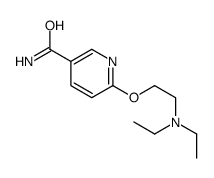 6-[2-(Diethylamino)ethoxy]-3-pyridinecarboxamide结构式