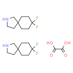 双(8,8-二氟-2-氮杂螺[4.5]癸烷) 草酸结构式
