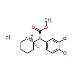 3,4-Dichloromethylphenidate HCl Structure