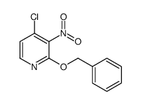 2-苄氧基-4-氯-3-硝基-吡啶结构式