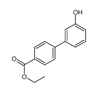 ethyl 4-(3-hydroxyphenyl)benzoate结构式