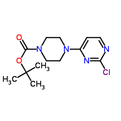 tert-Butyl 4-(2-chloropyrimidin-4-yl)piperazine-1-carboxylate Structure