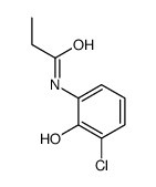 N-(3-chloro-2-hydroxyphenyl)propanamide结构式