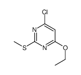 4-氯-6-乙氧基-2-甲硫基嘧啶结构式