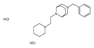3-benzyl-9-(2-piperidin-1-ium-1-ylethyl)-9-aza-3-azoniabicyclo[3.3.1]nonane,dichloride Structure