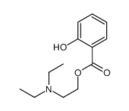 2-diethylaminoethyl 2-hydroxybenzoate结构式