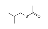 2-Methylpropane-1-thiol acetate structure