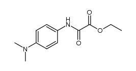 (4-dimethylamino-phenyl)-oxalamic acid ethyl ester Structure