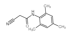 Acetamide,2-cyano-N-(2,4,6-trimethylphenyl)- Structure
