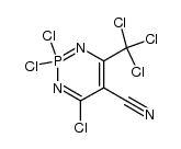 2,2,4-trichloro-5-cyano-6-(trichloromethyl)-1,3,2λ5-diazaphosphorine Structure